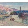 thumbnail image 2 of Gottwald, Frederick 13x12 White Modern Wood Framed Museum Art Print Titled - Italian Landscape, 2 of 4