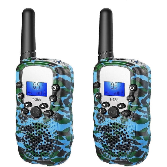 Walkie Talkies For Kids 3 Kms Long Range Children Walky Talky Handheld Radio Kid Toy, Long Distance 22 Channels With Flashlight Outdoor Camping Hiking