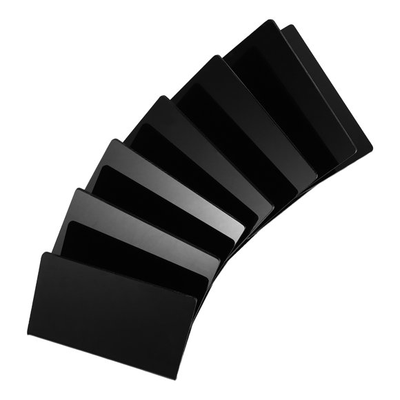 LABSERRON 6Pcs Erasable Acrylic Chalkboard Signs for Buffet and Birthday Tabletop Displays