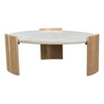 thumbnail image 1 of Moe's Home Collection Table Basse Dala Tables Basses en Pierre Blanche, 1 of 3