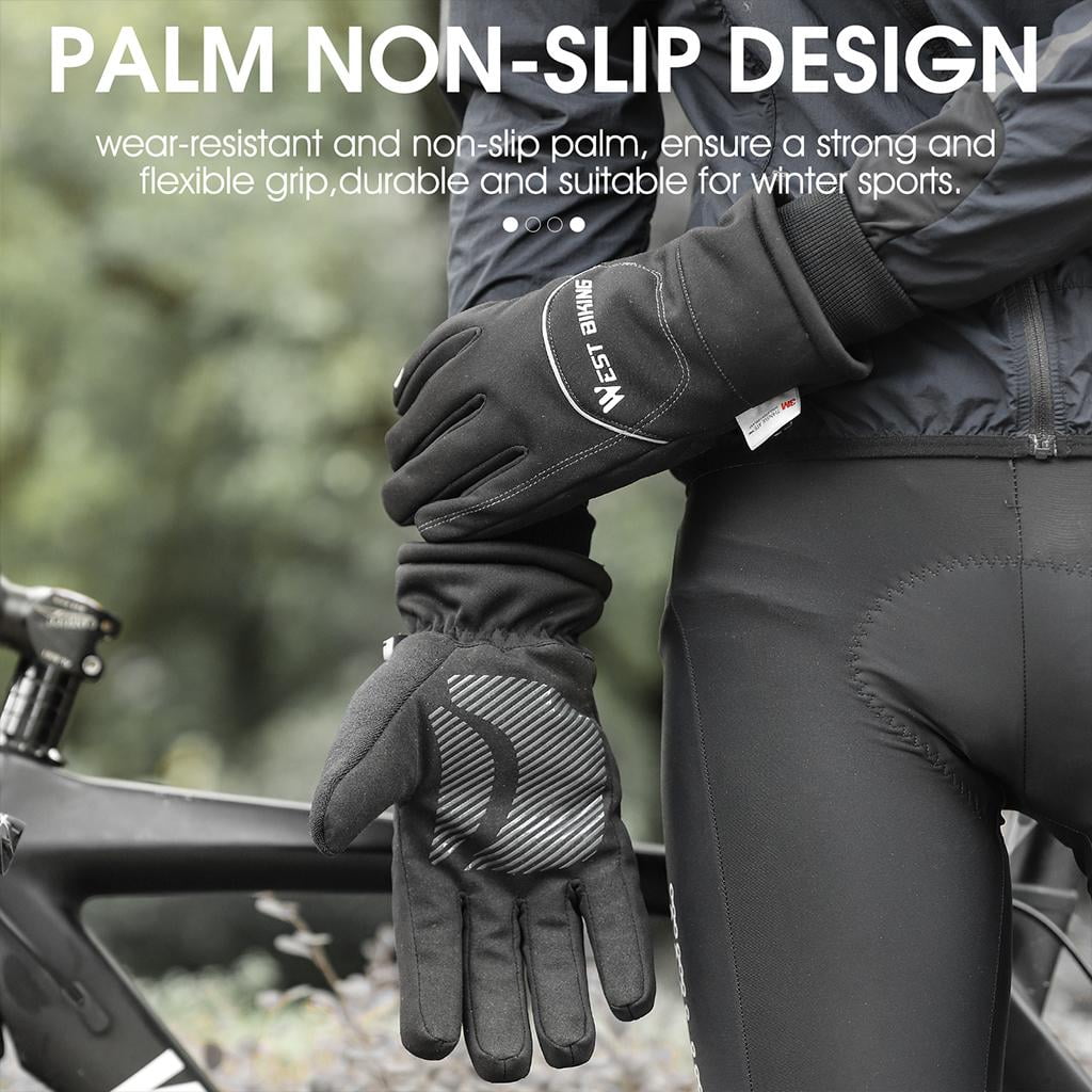 Winter Gloves Men Women Touch Screen Glove Cold Weather Warm Gloves for Running L Walmart