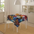thumbnail image 4 of Wukai Easter Eggs Waterproof Tablecloth for Kitchen Dining, Fits Square Tables for 2-4 Seats -60"x60", 4 of 7