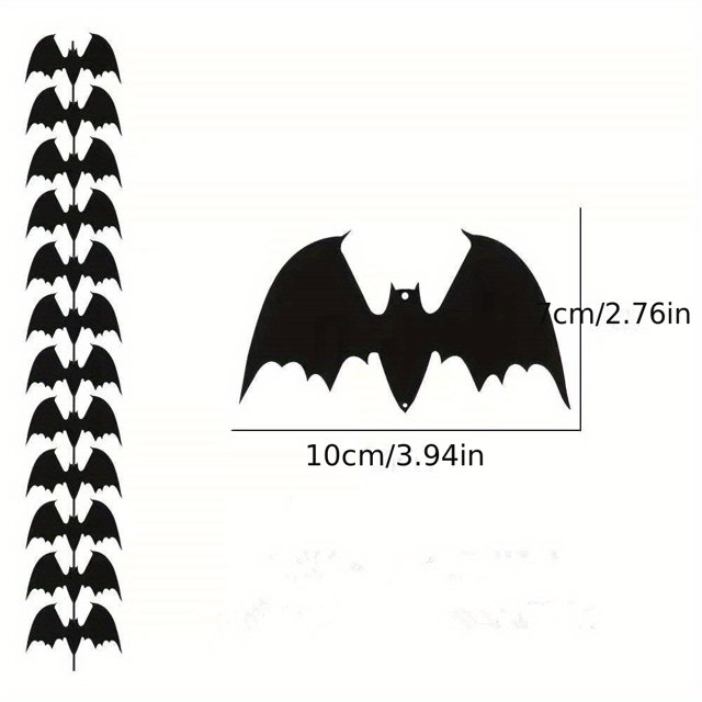 Set, Halloween Non-woven Decorative Pendant Bar Home Atmosphere Props Skull Bat Ghost Hanging Ornament Halloween Party Supplies, Scene Decor, Home Decor, Room Decor