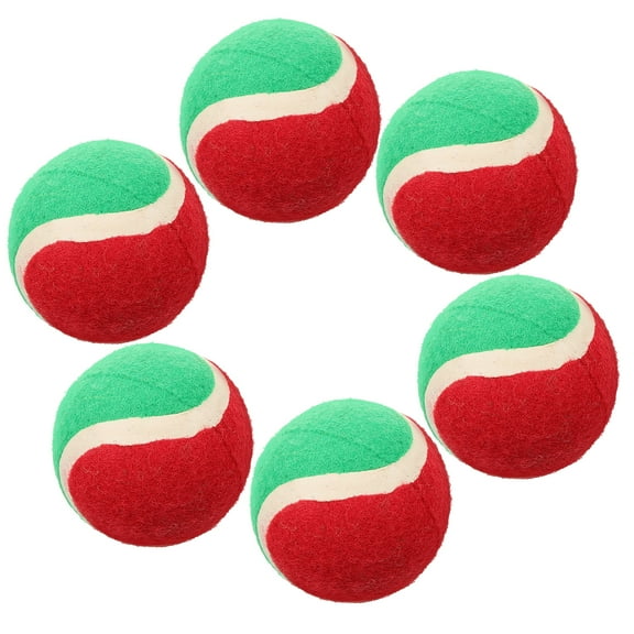 FRCOLOR  6 Pcs Gummies Pet Toy Ball Dog Chewing Training Equipment