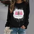 thumbnail image 2 of Sudadera Navideña de Cuello Redondo Para Mujer, Moda de Verano, Estampado Informal, Camiseta Holgada de Manga Larga, Top, Blusa, Jersey Odeerbi  ODB197143, 2 of 6