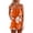 Orange, variant on Women Off Shoulder Romper Strapless Floral Print Striped Beach Shorts Jumpsuit