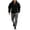 Black, variant on Aofany Mens Tracksuit 2 Piece Set, Hooded Sweatshirt Running Jogging Pants Suits, Winter Outdoor Sports Casual Outfits