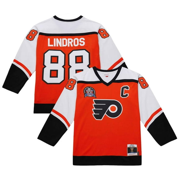 Men's Eric Lindros Orange Philadelphia Flyers 1996-97 Power Play Jersey