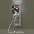 thumbnail image 5 of Xecao Abstract Glowing Wave Pattern for Night Light - a Wall-mounted LED Fixture with A Dusk-to-dawn Sensor, Ideal for Bedrooms, Bathrooms, Hallways, and Kitchens-UK, 5 of 7