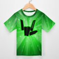 thumbnail image 4 of Share The Love T Shirts, 3D Print Short Sleeve for Boys Girls, Casual Graphic Tee Tops, 4 of 10