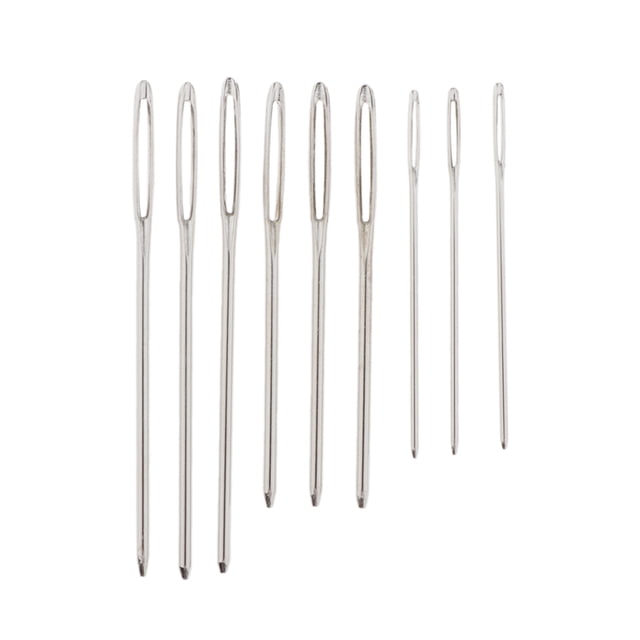 Agujas de Enhebrador Sunnimix 9pcs para coser y zurcir ojo grande