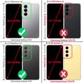 thumbnail image 2 of TJS pour Samsung Galaxy S25 / S24 Étui de Téléphone, Anneau Métallique Résistant aux Impacts Support Magnétique Support de Protection contre les Chutes pour Galaxy S25 (Rouge), 2 of 6