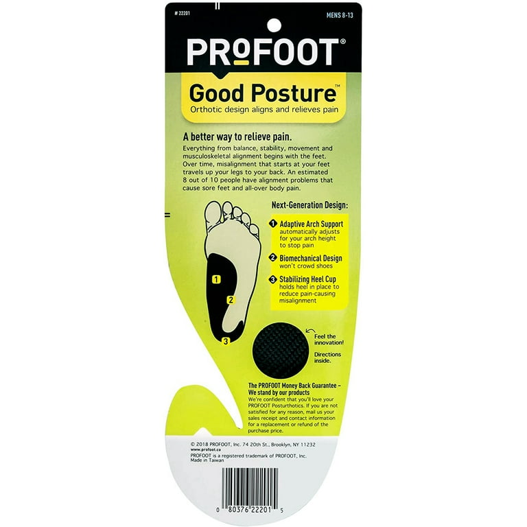 Good Posture Posture Insoles Insoles For Flat Feet SOLEBRACE Pack