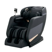 4D Massage Chair Full Body|Zero Gravity Shiatsu Massage Chairs Recliner with Heated Track Bluetooth Speaker Airbag Yoga Stretch, Foot Roller (BlackGrey)