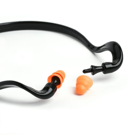 2 Pair Banded Ear Protection for Shooting - Reusable Earplugs for Noise Reduction (22dB)