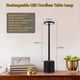 thumbnail image 3 of Portable rechargeable negra mesa lamp - 5000mah battery, LED cordless, stepless dimming, ideal para para restaurant, dormitorio, bar, camping, o coffee shop (gold/negra), 3 of 5