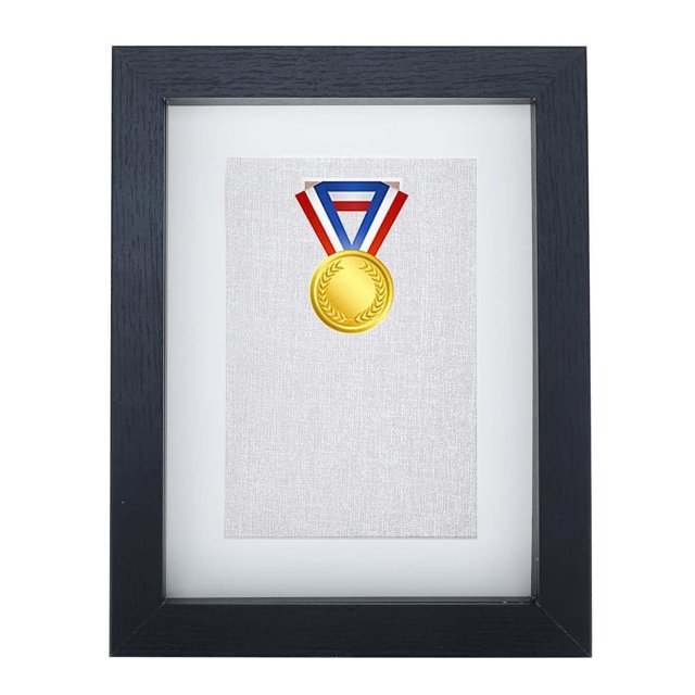 Marco de fotos de madera de 3 tipos de 8 pulgadas para exhibir medallas, marcos de exhibición, adornos modernos, marcos de fotos para decoración del hogar