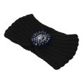 thumbnail image 2 of Gorgeous Blue Woolen Yarn Hair Hoops Warm Headband with Adjustable Design for Decoration, One Size Fits Most, 2 of 4