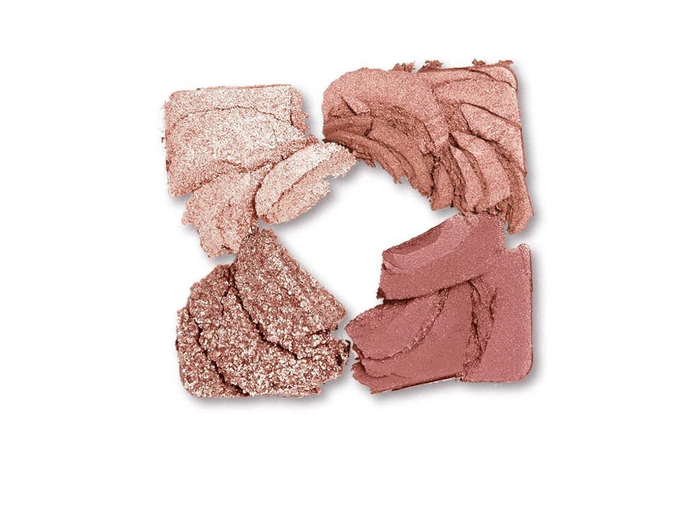 Charlotte Tilbury Bigger, Brighter Eyes Eyeshadow Palette – Exagger-Eyes Quad – Shimmer & Matte Powder Eyeshadow – 4 Neutral Pink-Tone Shades