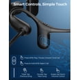 thumbnail image 6 of Open Ear Headphones with Mic, Wireless Headset with Noise Canceling Mic & Mute Button, Wireless Air Conduction Headphones V5.4, 25g Lightweight Sport Headset for Running, Work Workout Driving Call, 6 of 10