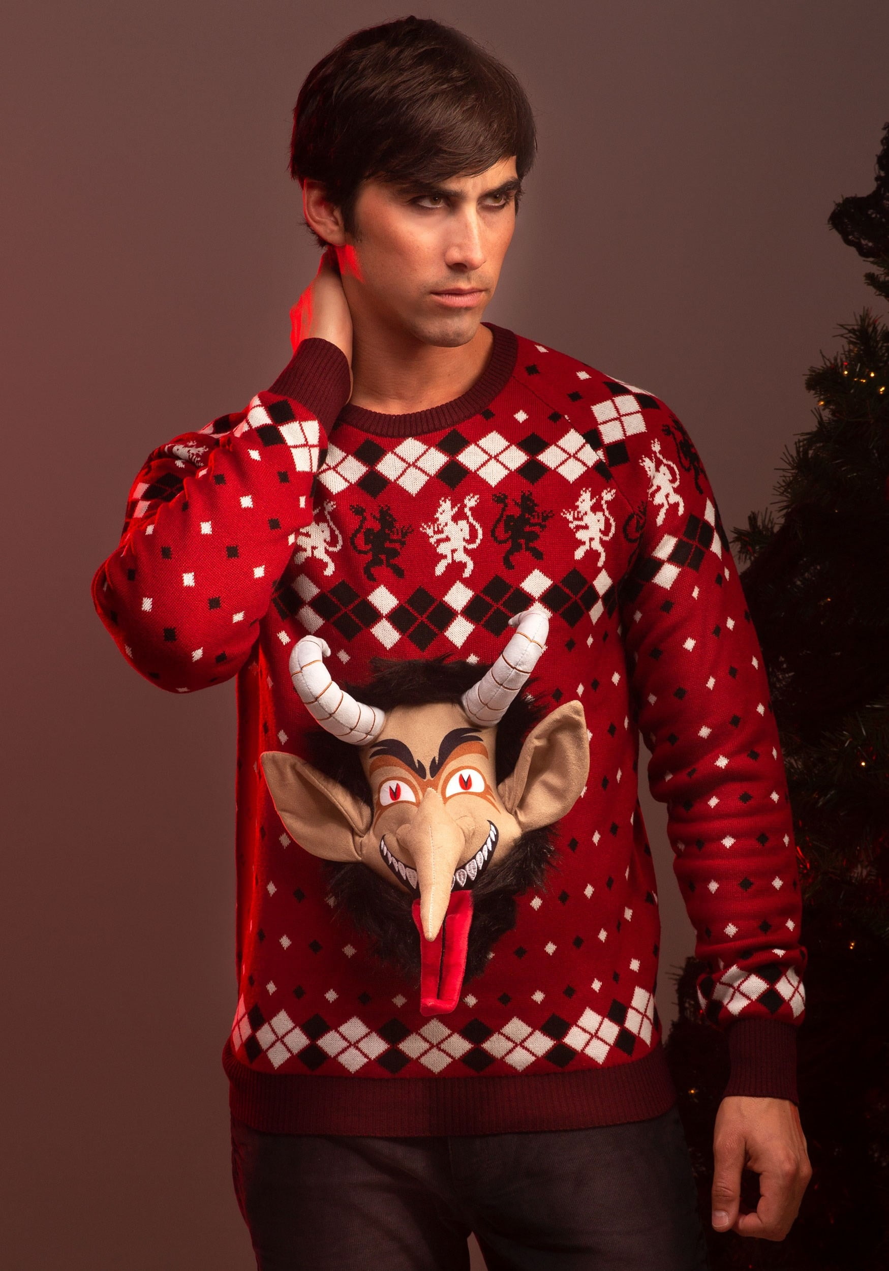 krampus ugly christmas sweater
