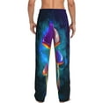 thumbnail image 3 of Haiem Magic Mushrooms ,Fireflies Men's Pajama Pants Ultra Lightweight Pjs Bottoms Sleepwear Bottom Pants with Pocket Drawstring-Large, 3 of 9
