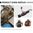 thumbnail image 5 of QIFULL 3Pcs Whistle Buckle Clip Assorted Color Elastic Rope Flashlight Fixed Clip for Hiking, 5 of 8