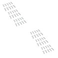 thumbnail image 2 of 30 Pcs Clips de Carrosserie RC 1.2mm Assortiment Kit de Fixation en Métal Portable en Forme de R Automobile 2Ensemble, 2 of 6