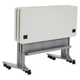 thumbnail image 5 of NPS BPFT Series 24x60" Plastic Flip-N-Store Training Table in Speckled Gray, 5 of 5