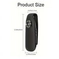 thumbnail image 2 of 1080P Full HD Compact Mini Camera Portable Bike Clip on Security Camera with 32G Memory Card Audio Recording Video Recorder for Outdoor Sports Cycling Home Office Store Security Surveillance, 2 of 6