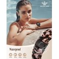 thumbnail image 4 of Wearlizer Resin Band Compatible with Samsun Galaxy Watch 8 40mm 44mm/Watch 8 Classic 46mm, Lightweight Bracelet Strap for Women Men, 4 of 5