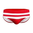 thumbnail image 2 of Gubotare Men's Brief Swimsuit, Swimming Briefs for Training and Bathing (Red,L), 2 of 6
