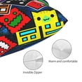 thumbnail image 3 of Lsque Geometry Dash Pattern Bedding Waterproof Pillow Protector Zippered Queen – Bed Bug Proof Pillow Encasement-16"x24", 3 of 6