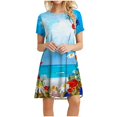 thumbnail image 1 of Vestido de verano para mujer, vestido informal con manga larga, vestido largo Fridja  qw1970, 1 of 6