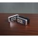 thumbnail image 4 of BR Reloj despertador digital con pantalla LED, temperatura promedio, alarmas duales, puerto de carga USB, 4 of 4