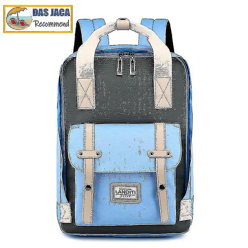 Edmonton School Backpack For Kids & Teens - Water Resistant Laptop Bookbag With Whistle