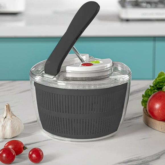 HOZADOIE Vegetable Dehydrator Kitchen & Dining Fruit and Vegetable Drainer Manual Press Fruit and Vegetable Dewaterer Dewaterer Household Kitchen Fruit Salad Dewaterer
