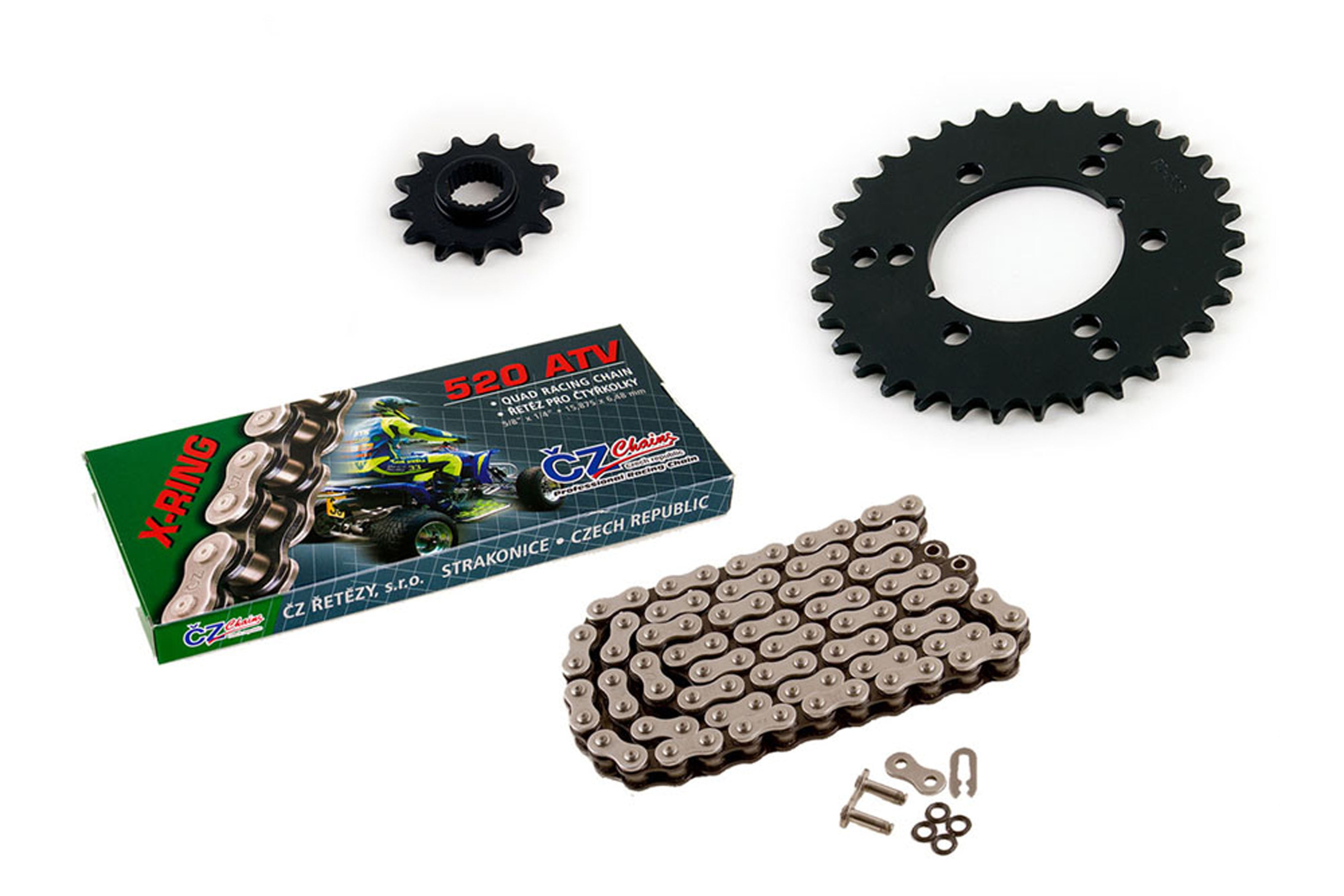 901993 Polaris 350L 350 Trail Boss 2X4 CZ ATV XRing Chain Sprocket 13/34 84L