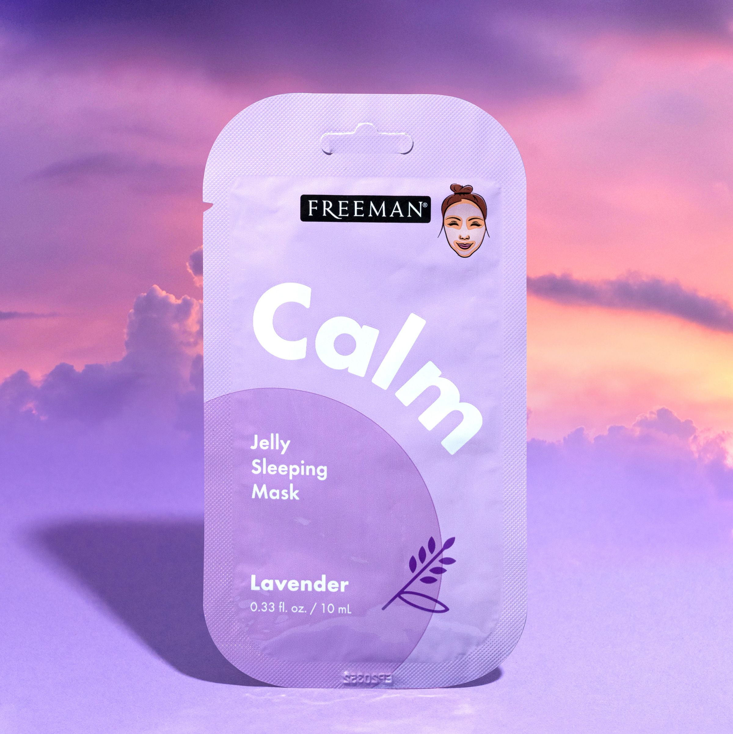 Freeman Calm Jelly Sleeping Facial Mask, Wash-off, for All Skin Types, 0.33 fl. oz., 2 Pack