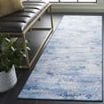 thumbnail image 2 of SAFAVIEH Tacoma Hailey Abstract Machine Washable Runner Rug, Grey/Blue, 2'6" x 8', 2 of 7