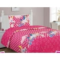 thumbnail image 2 of SAMIMPORT-2011 3-Piece Pony Pink Ultra-Soft Microfiber Bed Sheet Set, Twin - Machine Washable, 2 of 3