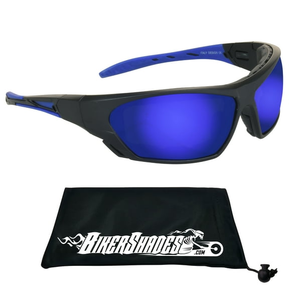 Bikershades Motorcycle Glasses for Men Women Windproof Biker Goggles Foam Cushion