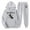 Light Gray, variant on Ediodpoh Men's Suits Sweat Suits for Men Set 2 Piece Long Sleeve Letter Printing Sweatsuits Hoodie and Pants Track Suits Mens Green S