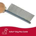 thumbnail image 3 of Safari Dog Flea Comb with Wooden Handle, 3 of 6