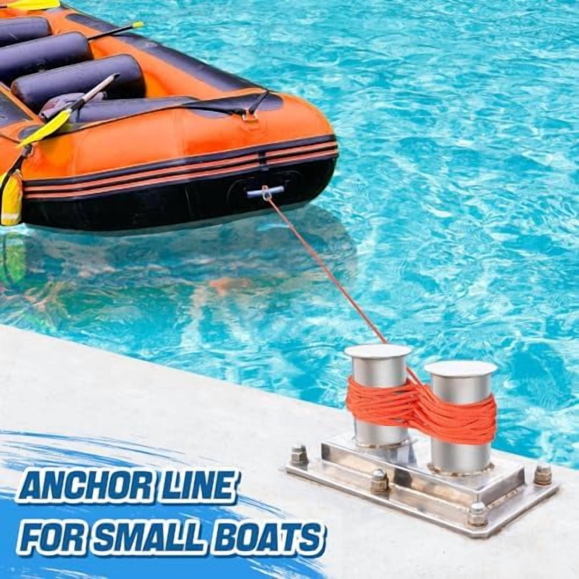 Water Floating Lifesaving Rope - Professional Throwing Pool Life Preserver Rope Line for Swimming Small Kayak Inflatable Boat