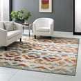 thumbnail image 1 of Modway Reflect Distressed Contemporary Abstract Diamond Moroccan Trellis 8x10 Indoor and Outdoor Area Rug, 8 ft x 10 ft, Takara/Multicolored, 1 of 2