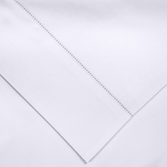 Pointehaven Pima Cotton 800 Thread Count Hemstitch Pillowcases (Set of 2) White King
