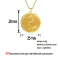 thumbnail image 5 of Viking Norse Amulet Tree of Life Rune Stainless Steel Pendant Men Women Necklace, 5 of 5