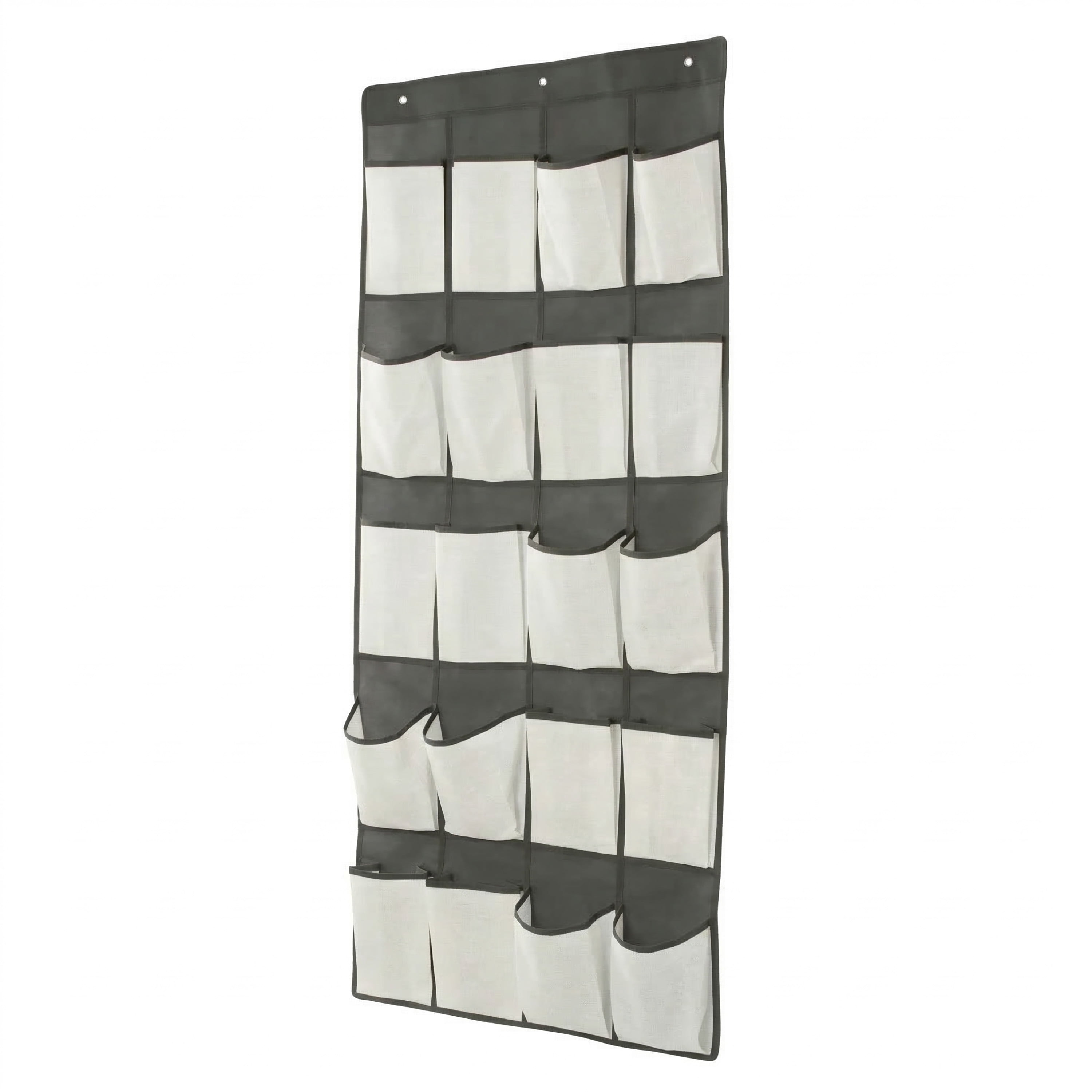 Simplify 20 Pocket Over The Door Hanging Shoe Organizer in Cashmere