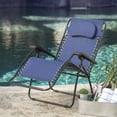 thumbnail image 3 of Caravan Sports Oversized Zero Gravity Chair - Blue, 3 of 11